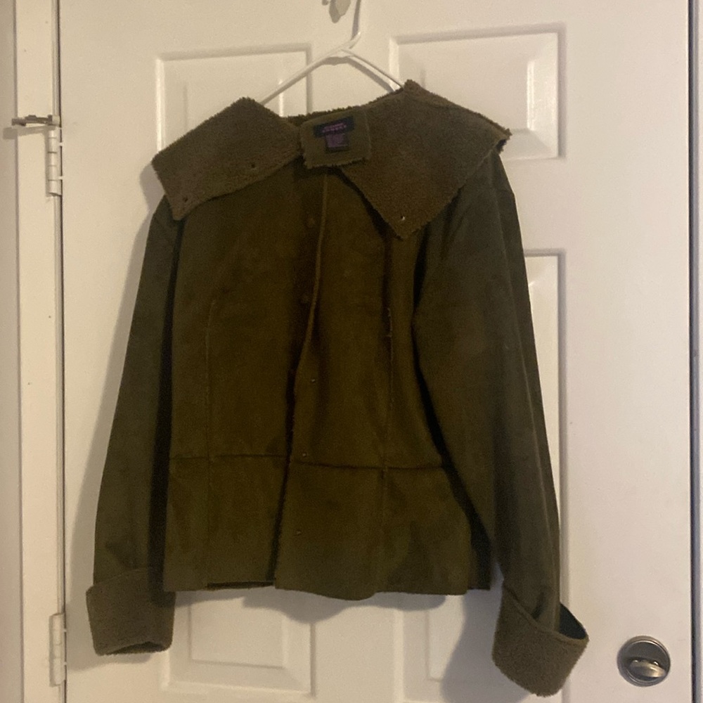 Suzanne summers brown coat